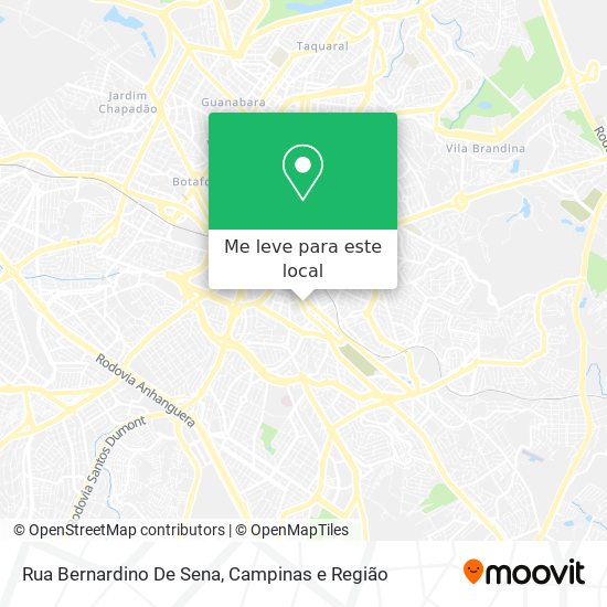 Rua Bernardino De Sena mapa