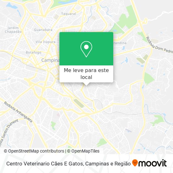 Centro Veterinario Cães E Gatos mapa