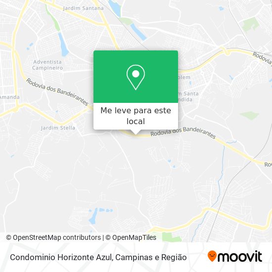 Condominio Horizonte Azul mapa