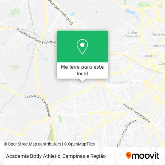 Academia Body Athletic mapa