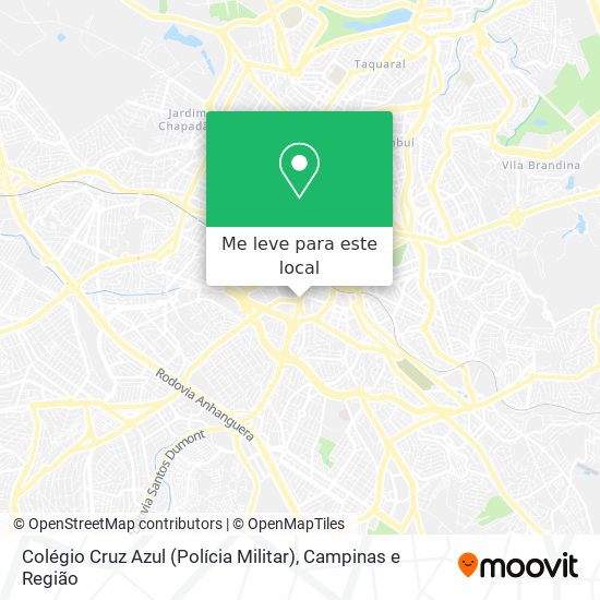 Colégio Cruz Azul (Polícia Militar) mapa