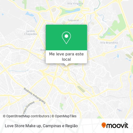 Love Store Make up mapa