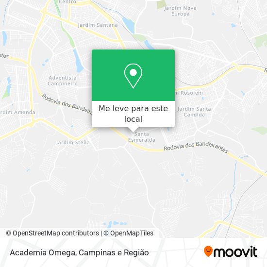 Academia Omega mapa