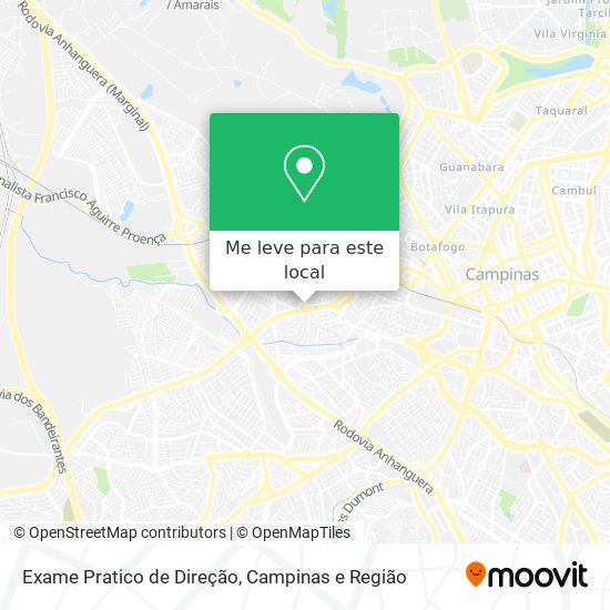 Exame Pratico de Direção mapa