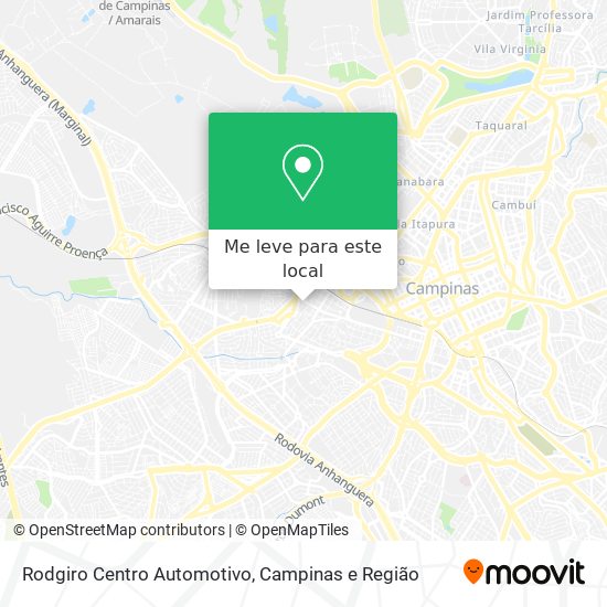 Rodgiro Centro Automotivo mapa