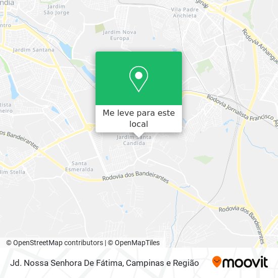 Jd. Nossa Senhora De Fátima mapa