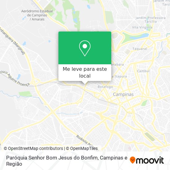 Paróquia Senhor Bom Jesus do Bonfim mapa