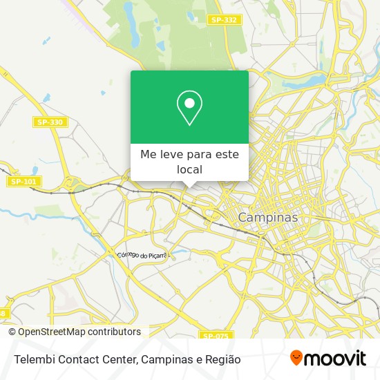 Telembi Contact Center mapa