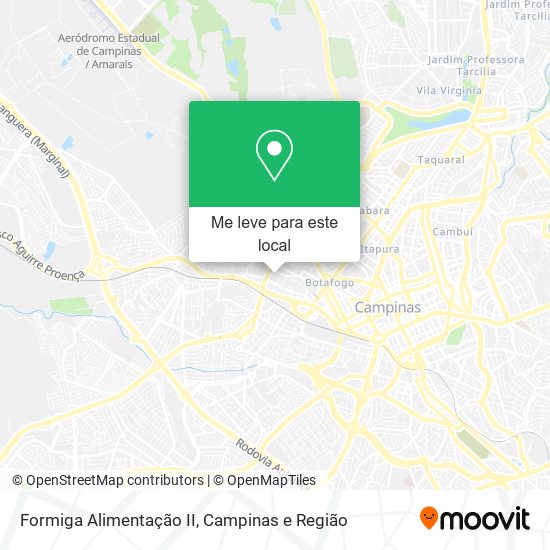 Formiga Alimentação II mapa