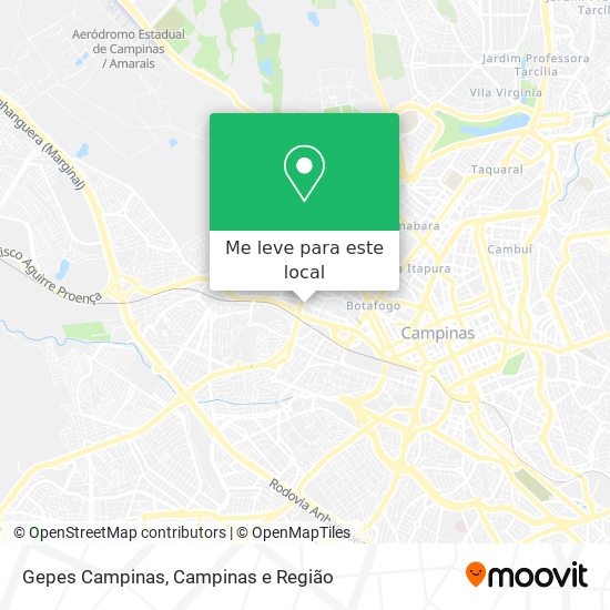 Gepes Campinas mapa