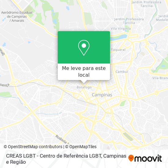 CREAS LGBT - Centro de Referência LGBT mapa