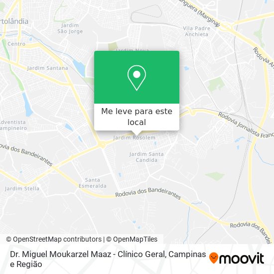 Dr. Miguel Moukarzel Maaz - Clínico Geral mapa