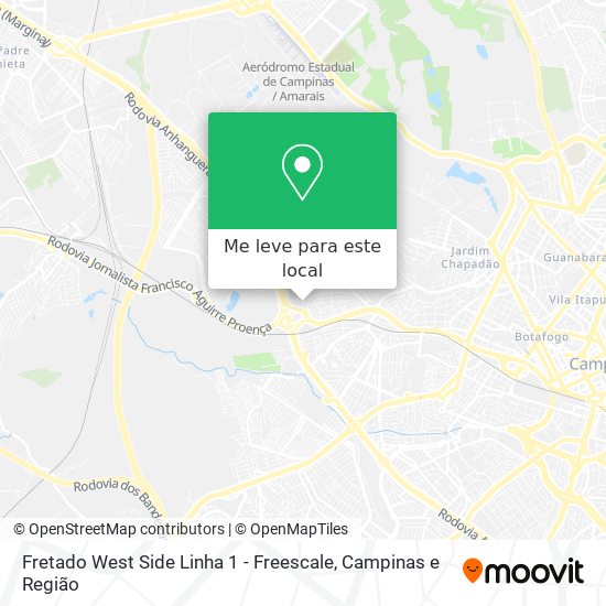 Fretado West Side Linha 1 - Freescale mapa