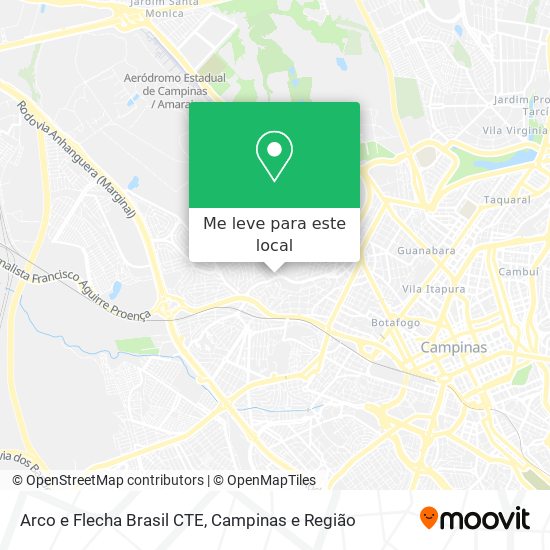 Arco e Flecha Brasil CTE mapa
