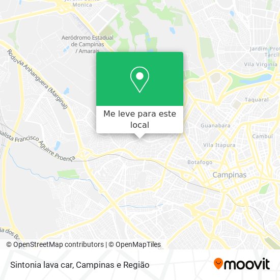 Sintonia lava car mapa