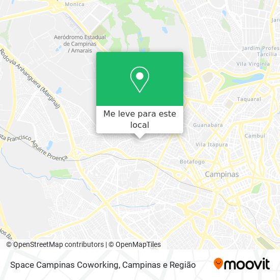 Space Campinas Coworking mapa