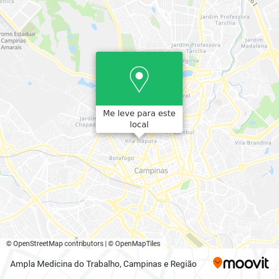 Ampla Medicina do Trabalho mapa