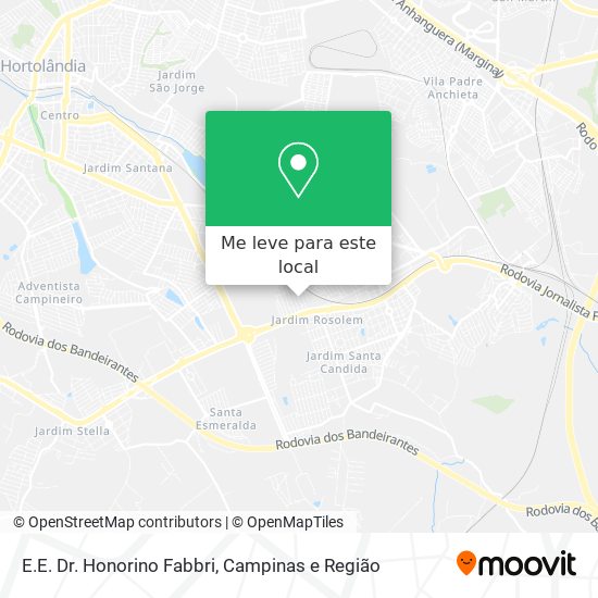 E.E. Dr. Honorino Fabbri mapa