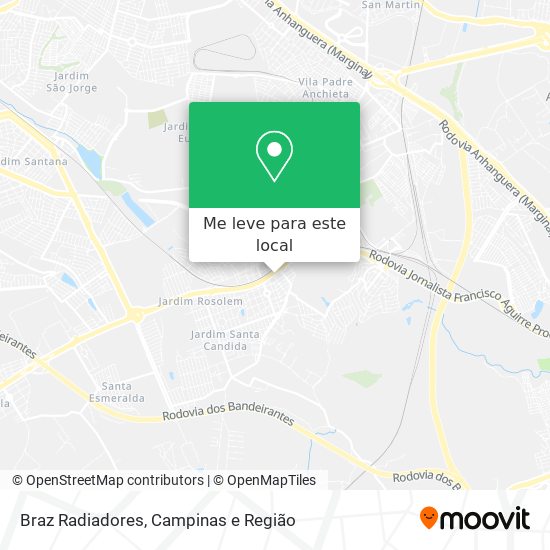 Braz Radiadores mapa