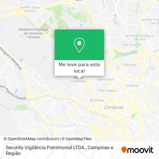 Security Vigilância Patrimonial LTDA. mapa