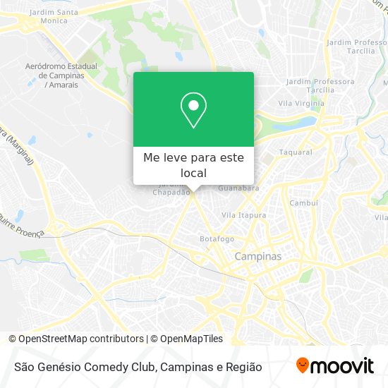 São Genésio Comedy Club mapa