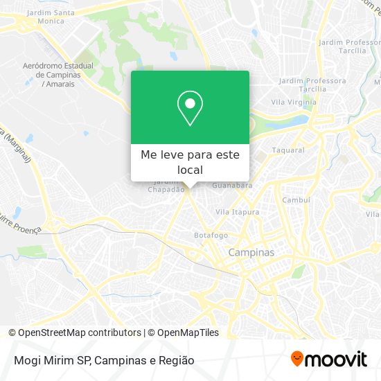 Mogi Mirim SP mapa