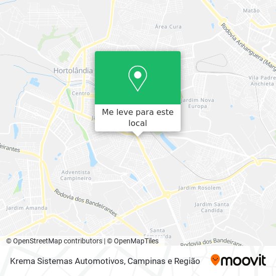 Krema Sistemas Automotivos mapa