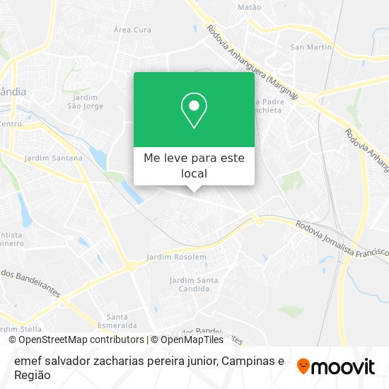emef salvador zacharias pereira junior mapa