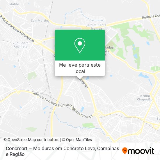 Concreart – Molduras em Concreto Leve mapa