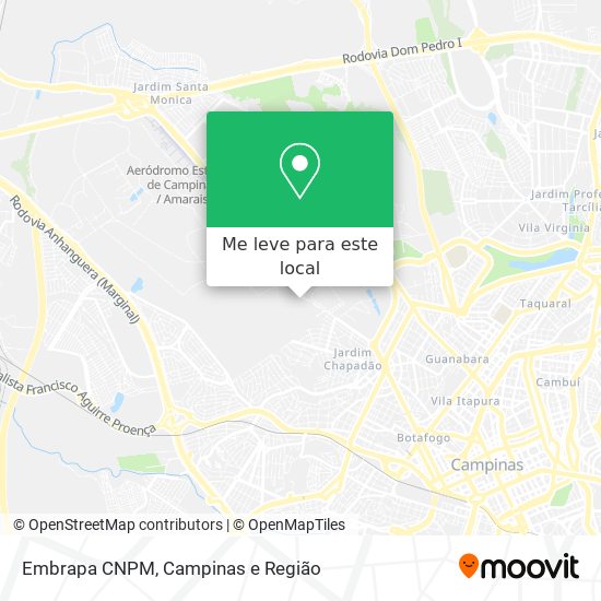 Embrapa CNPM mapa