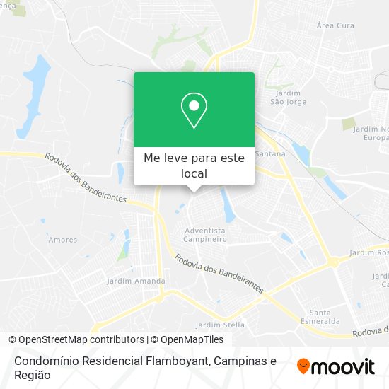 Condomínio Residencial Flamboyant mapa