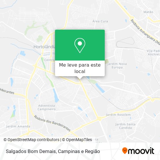 Salgados Bom Demais mapa