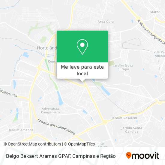 Belgo Bekaert Arames GPAF mapa