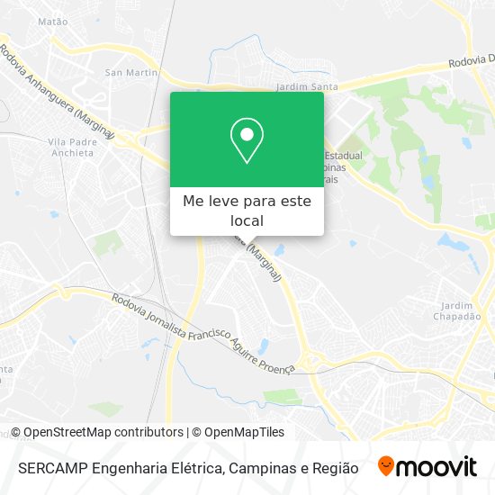SERCAMP Engenharia Elétrica mapa
