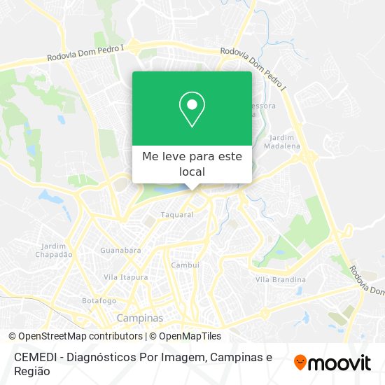 CEMEDI - Diagnósticos Por Imagem mapa