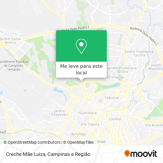 Creche Mãe Luiza mapa