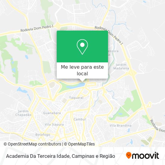 Academia Da Terceira Idade mapa