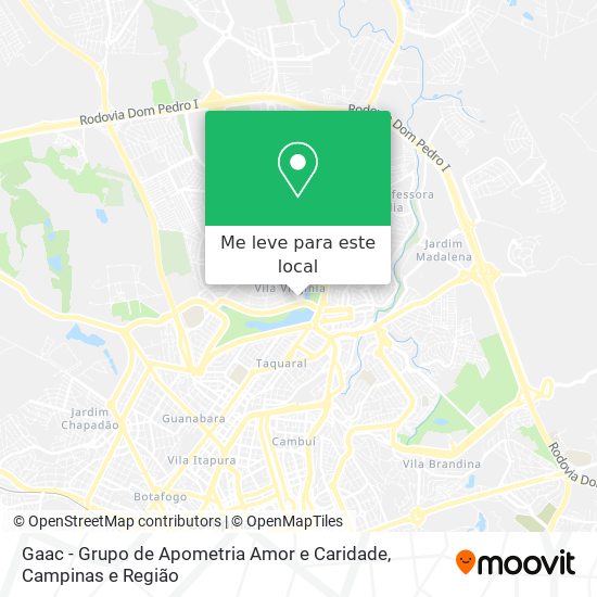 Gaac - Grupo de Apometria Amor e Caridade mapa