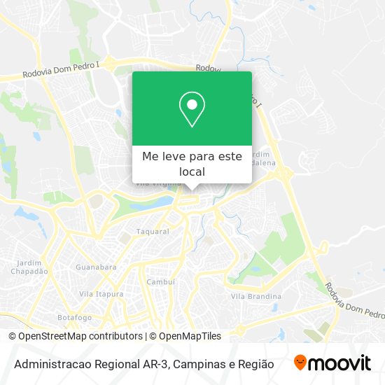 Administracao Regional AR-3 mapa