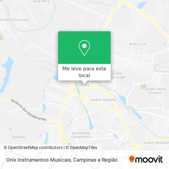 Onix Instrumentos Musicais mapa