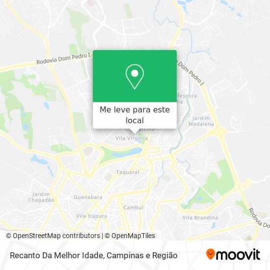 Recanto Da Melhor Idade mapa