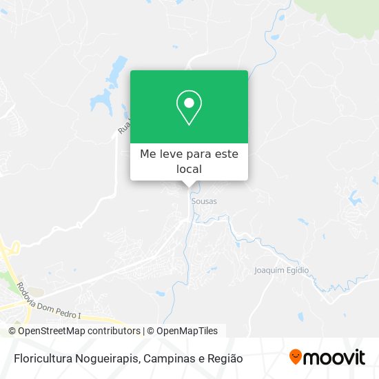 Floricultura Nogueirapis mapa