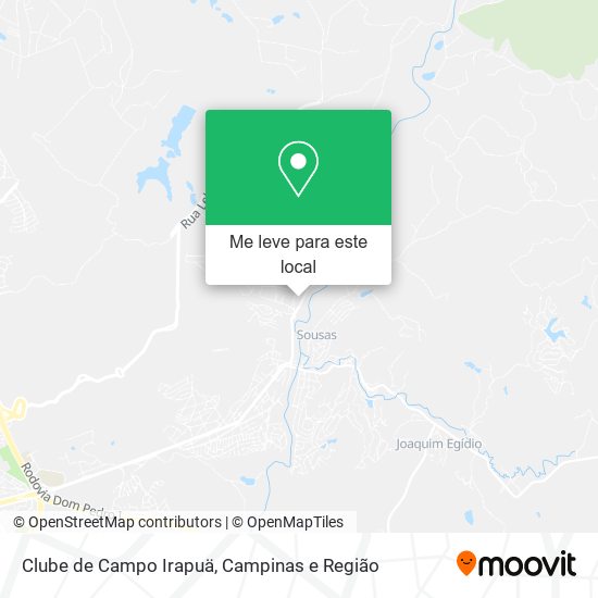 Clube de Campo Irapuä mapa