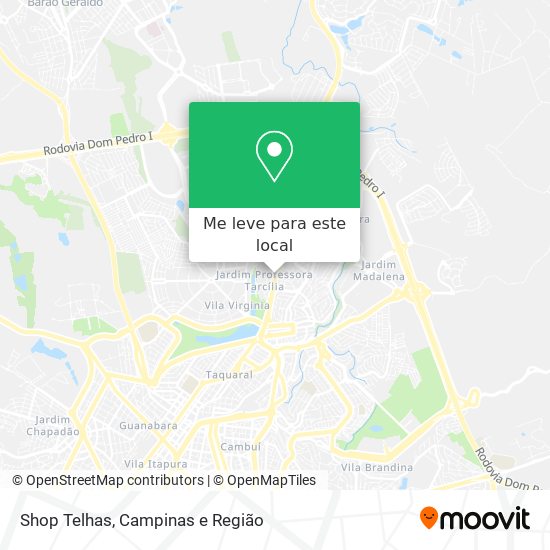 Shop Telhas mapa