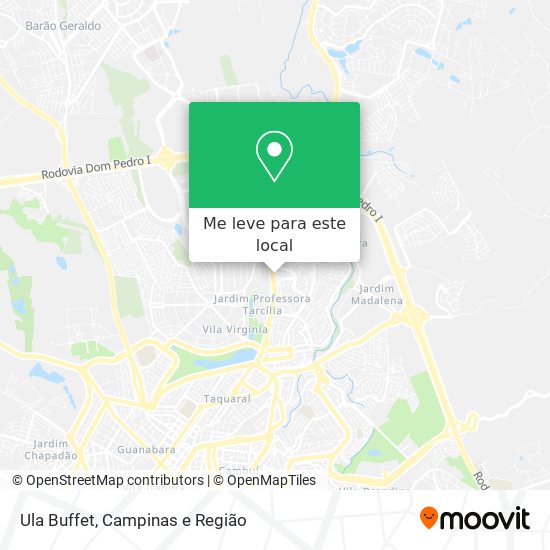 Ula Buffet mapa