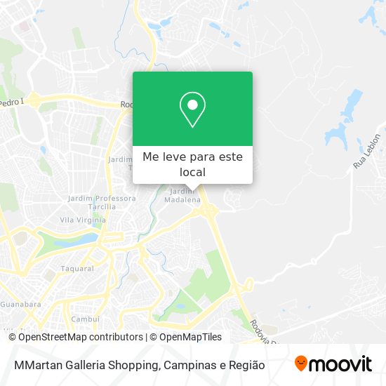 MMartan Galleria Shopping mapa
