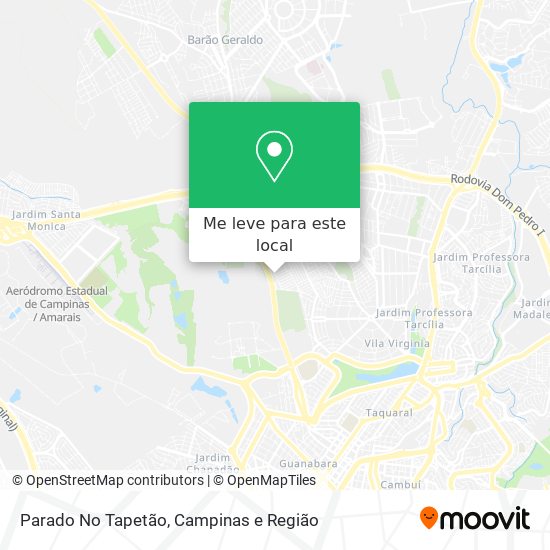 Parado No Tapetão mapa