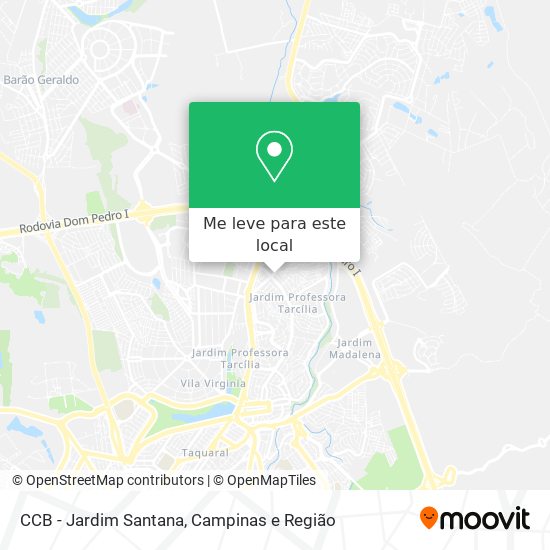 CCB - Jardim Santana mapa