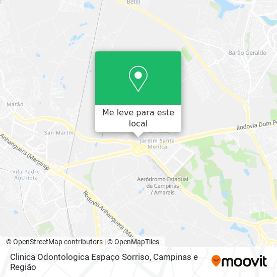 Clinica Odontologica Espaço Sorriso mapa