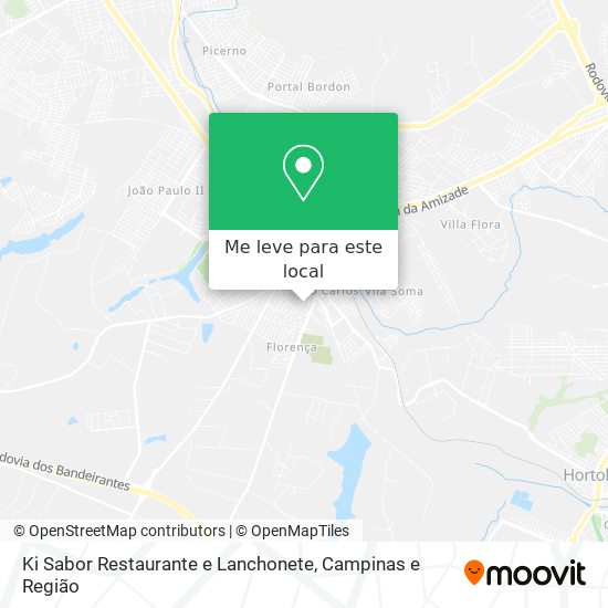 Ki Sabor Restaurante e Lanchonete mapa